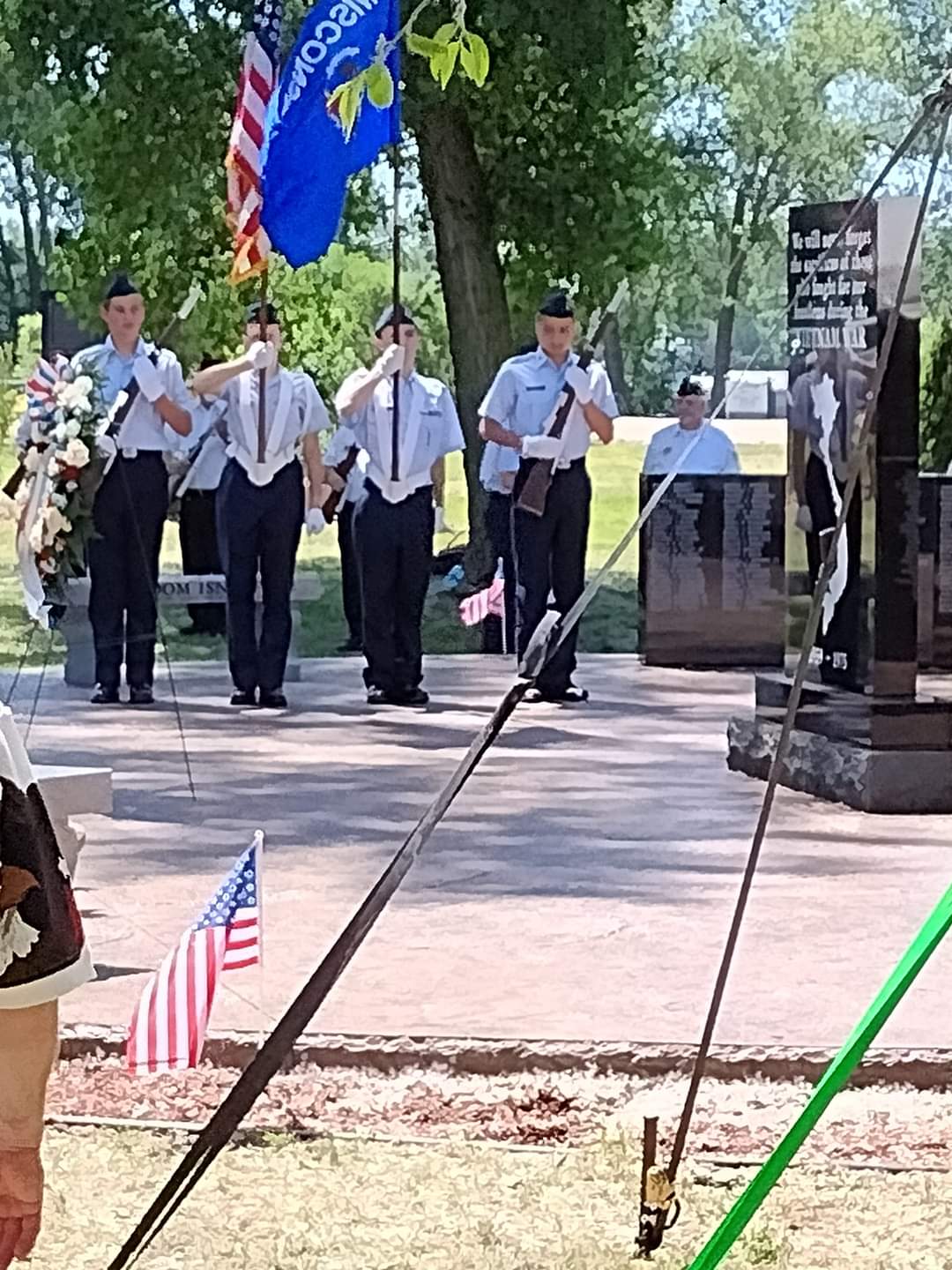 Photos from the June 23, 2022 Wisconsin Vietnam Memorial in La Crosse, WI